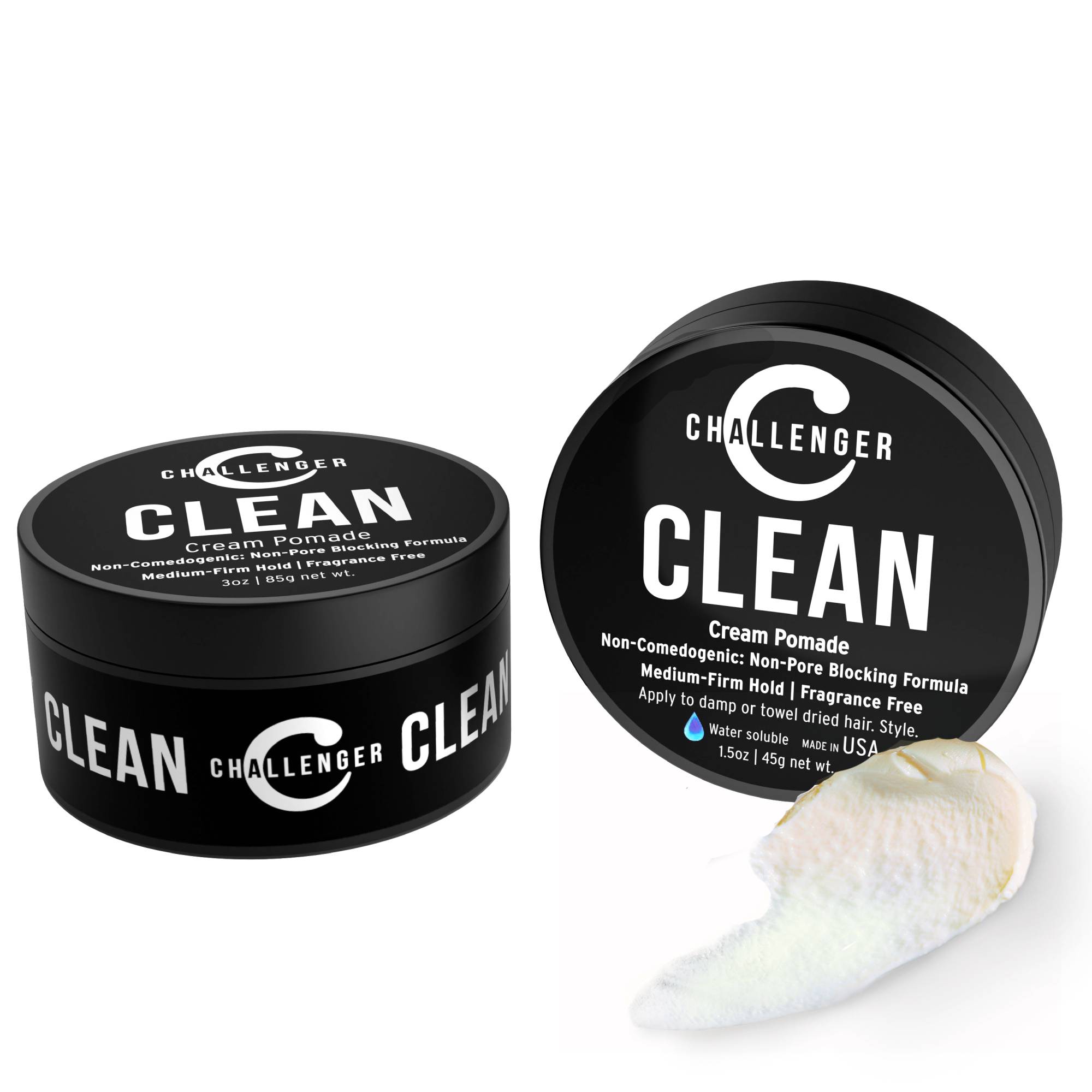 Clean Cream Pomade, Combo – Challenger Care for Men