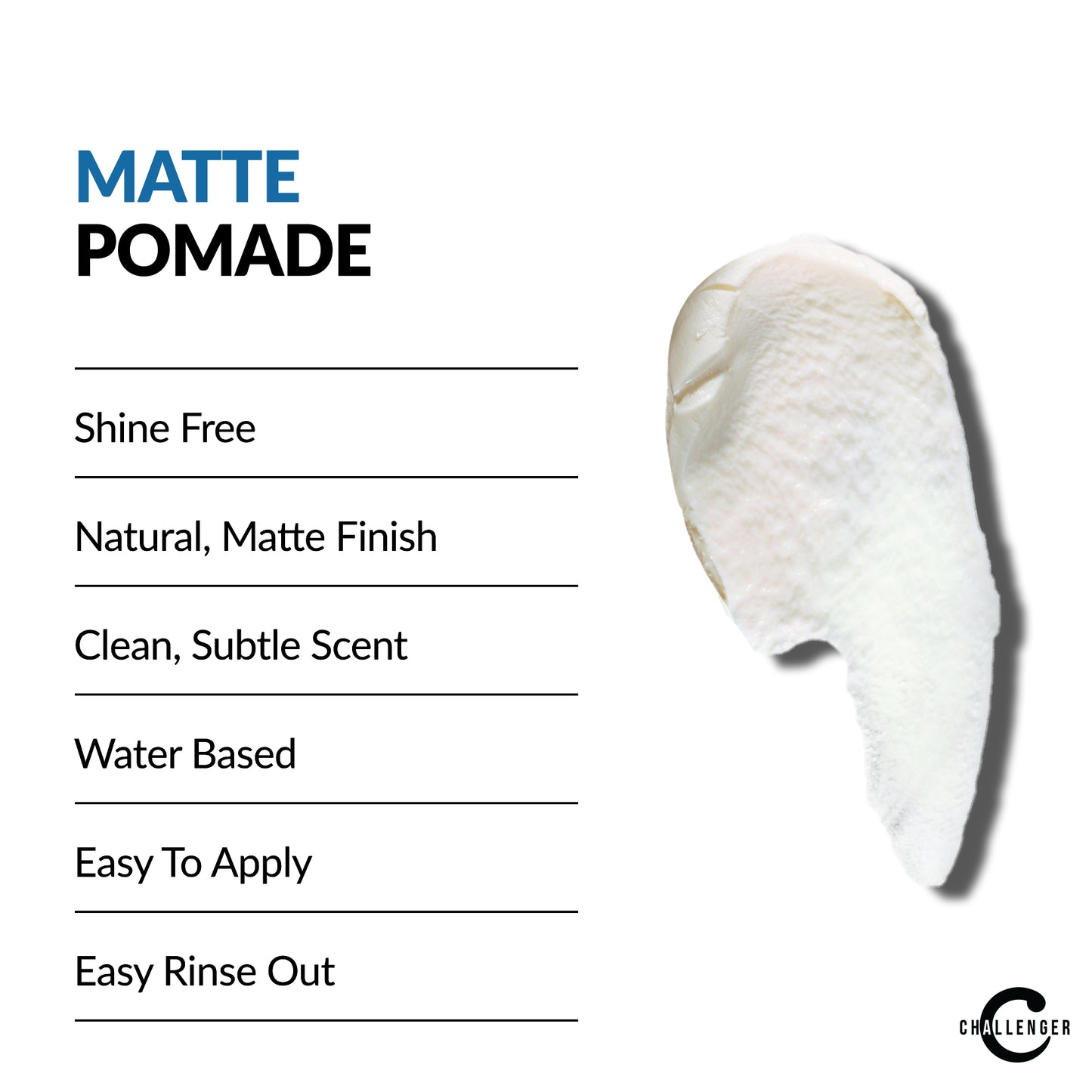 Matte Cream Pomade, 3 Ounce