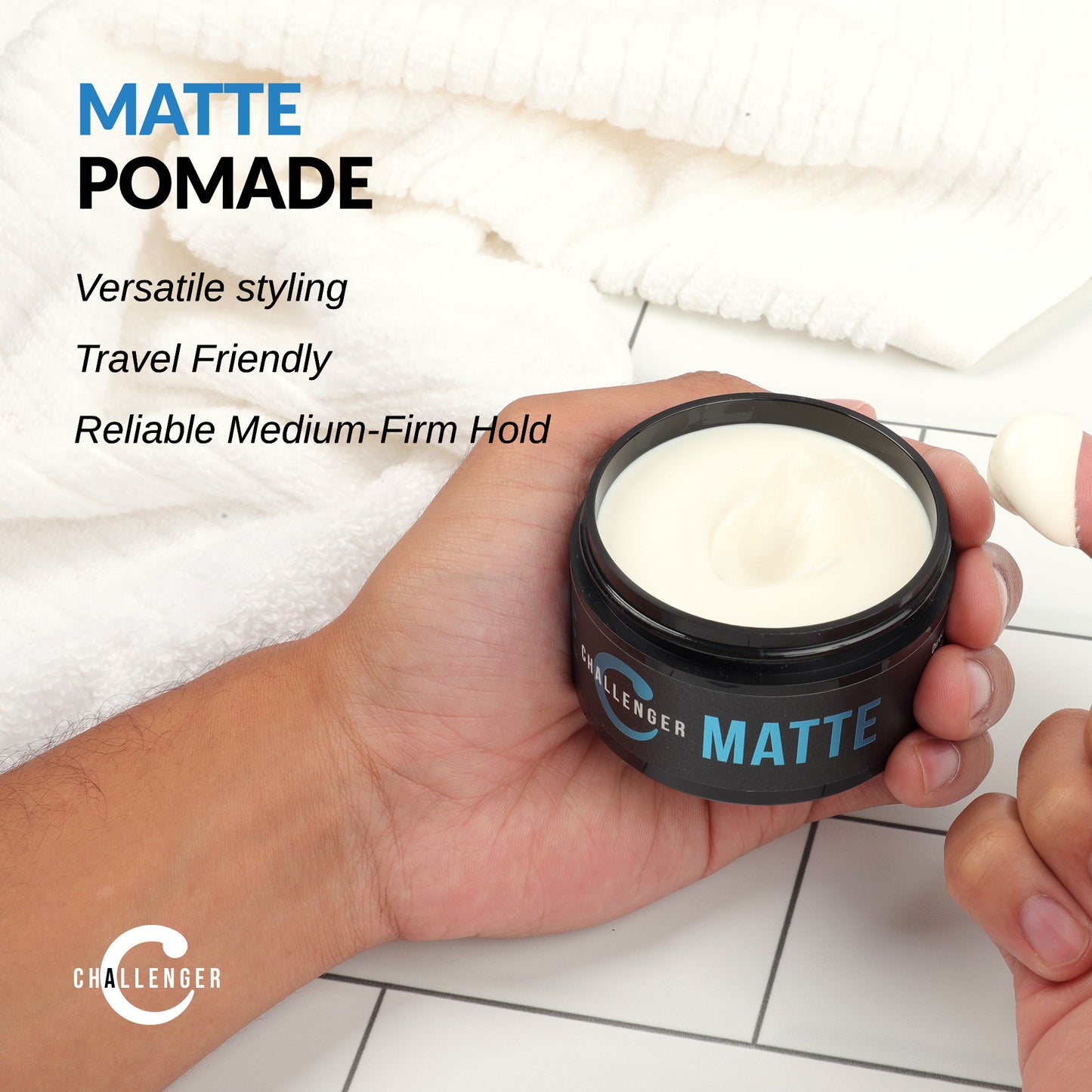 Matte Cream Pomade, 1.5 Ounce