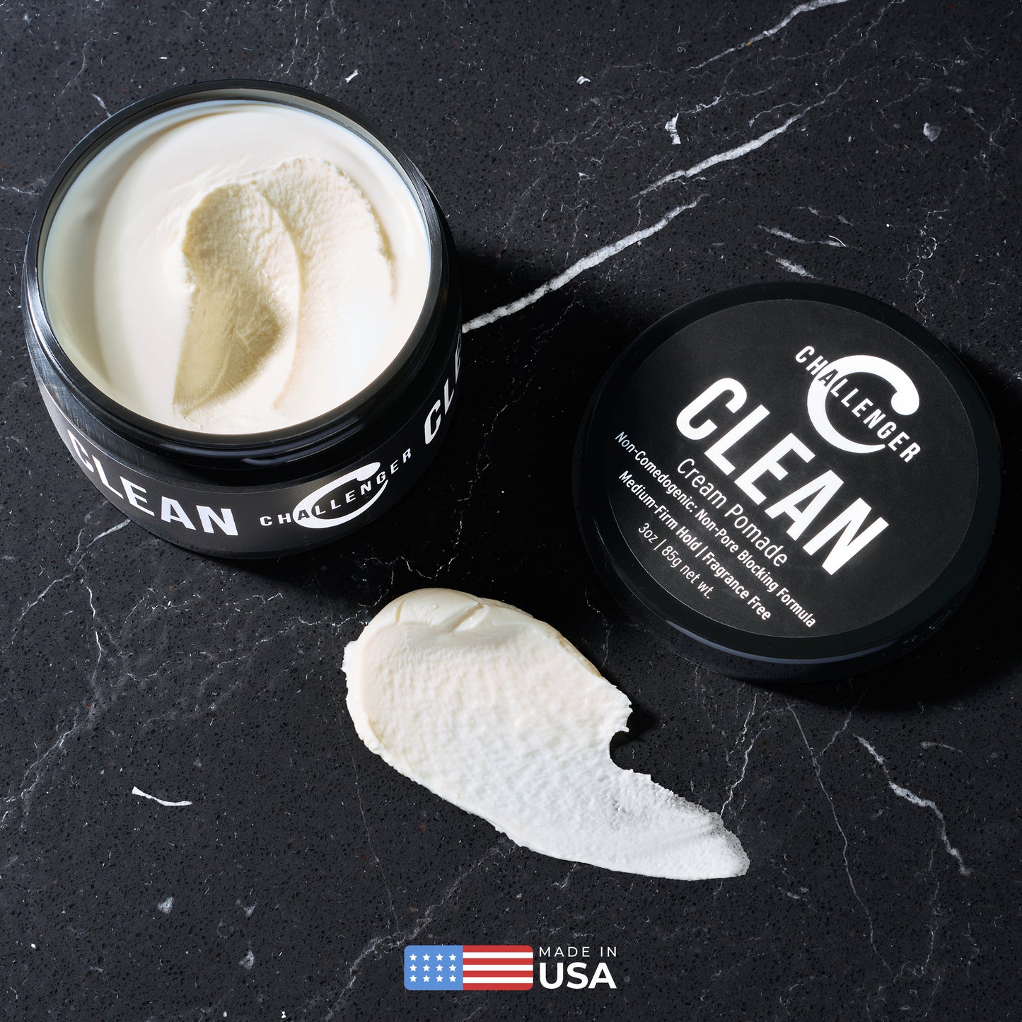 Clean Cream Pomade, 3 Ounce