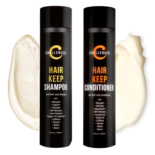 Hair Keep Shampoo & Conditioner Combo, 2X 10 Ounce