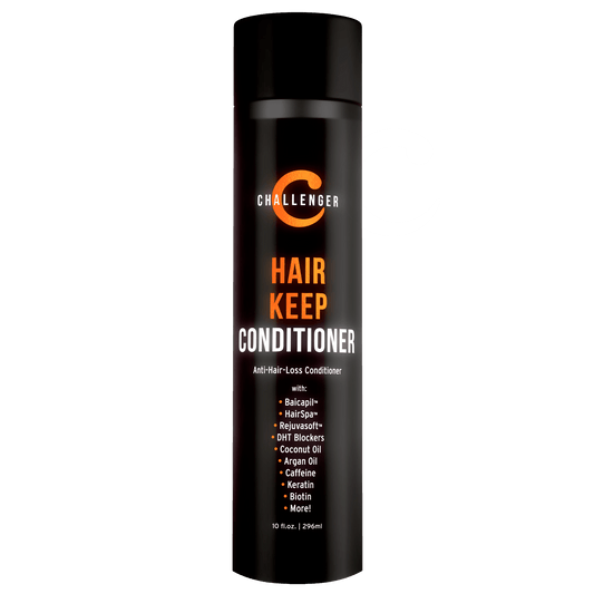 Challenger Hair Keep Conditioner, 10 Ounce | DHT Blocking, Hair Growth Conditioner - CHALLENGER MEN'S CARE